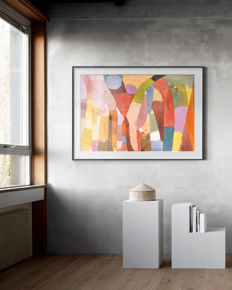 大都会艺术博物馆 正版授权拱形房间的运动卧室客厅装饰画艺术画