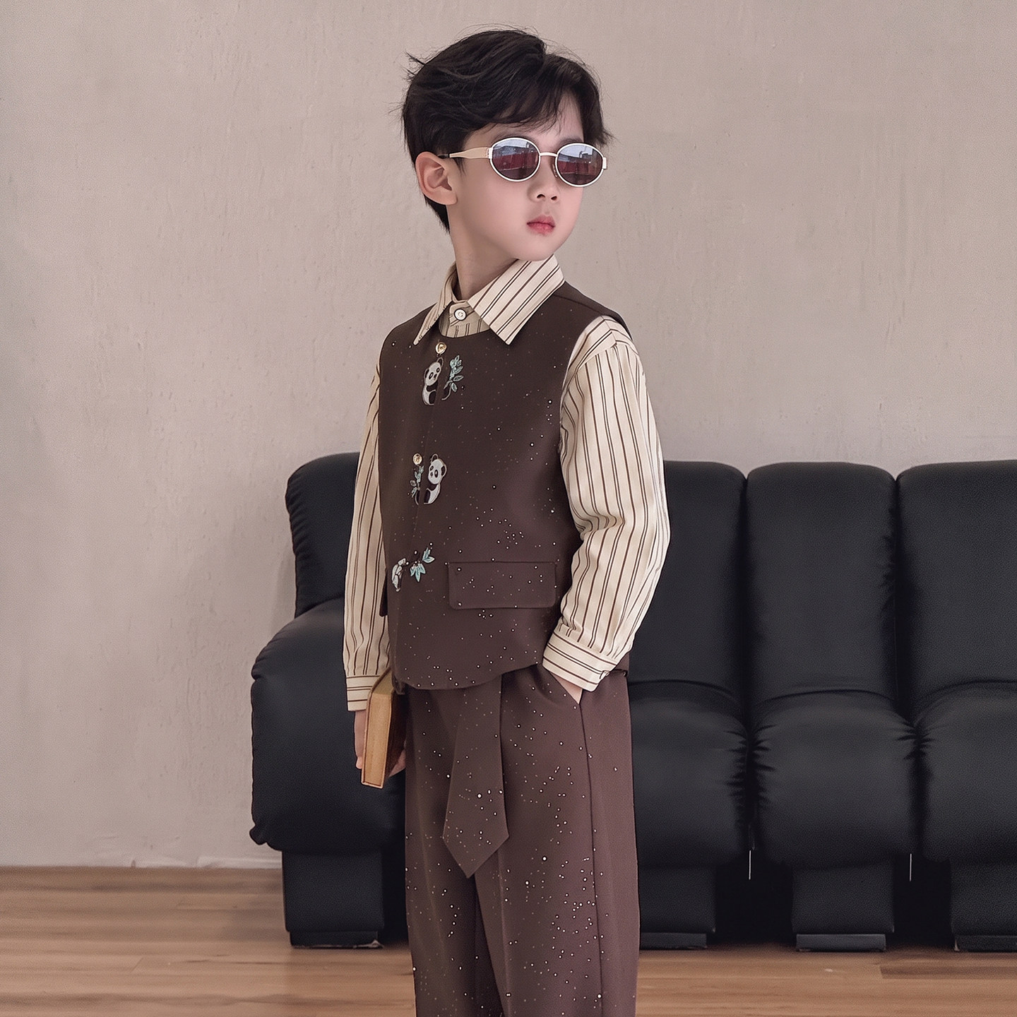 男童小西装套装春秋新款生日礼服