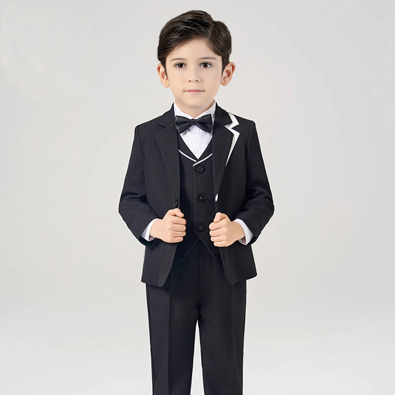 儿童西装套装小主持人礼服