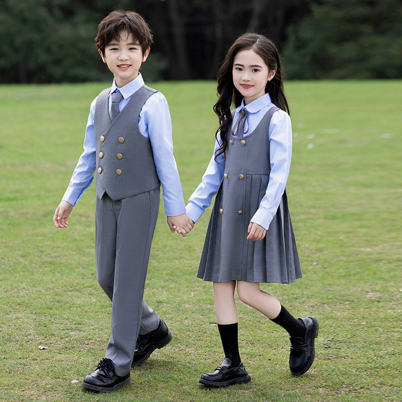儿童合唱演出服学生班服表演礼服