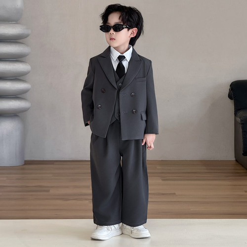 男童2025新款秋季儿童西装礼服