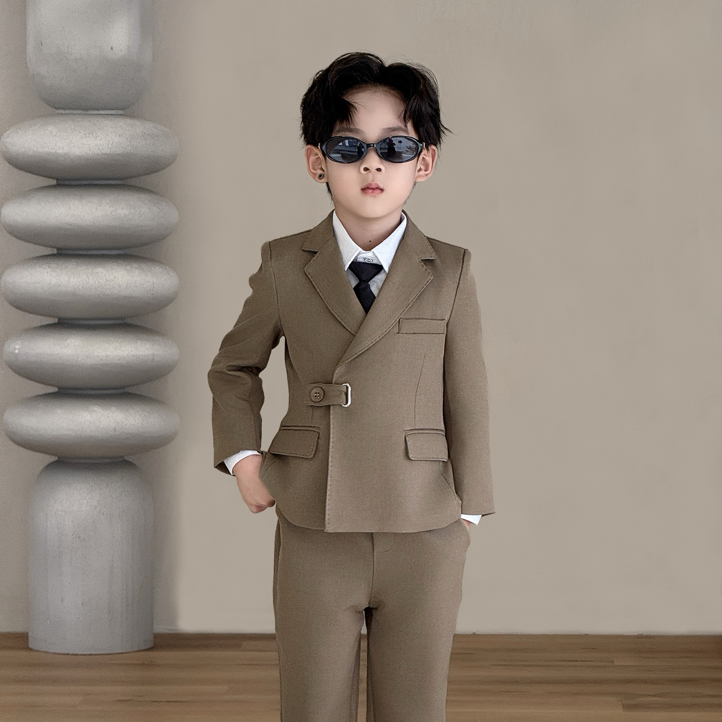 男童春秋2025新款男孩钢琴演出服