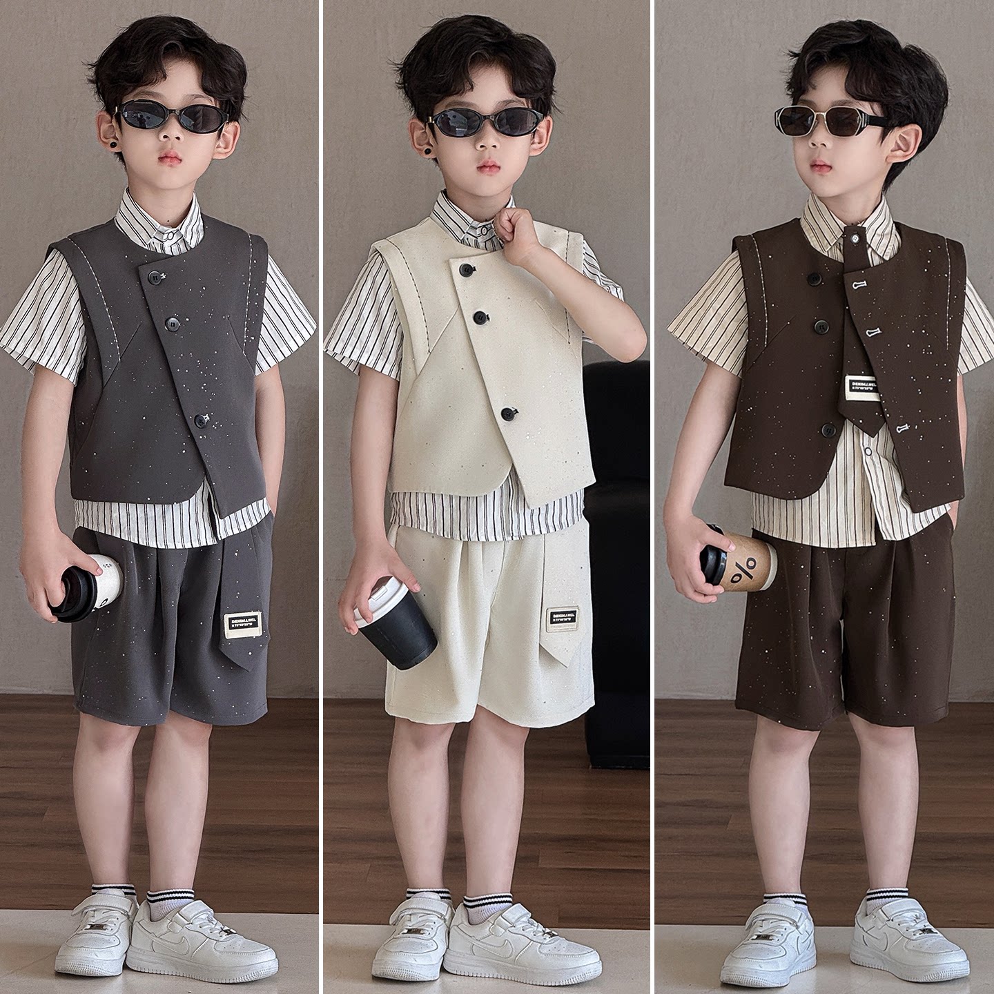 男童夏季高级感休闲小西服
