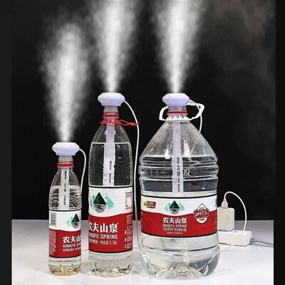 家用加湿器静音卧室孕妇婴儿简易空E调房间车载5升大容量矿泉水瓶