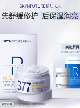 SKYNFUTURE/肌肤未来肌肤未来377面霜13g+B5面膜2片 淡斑美白