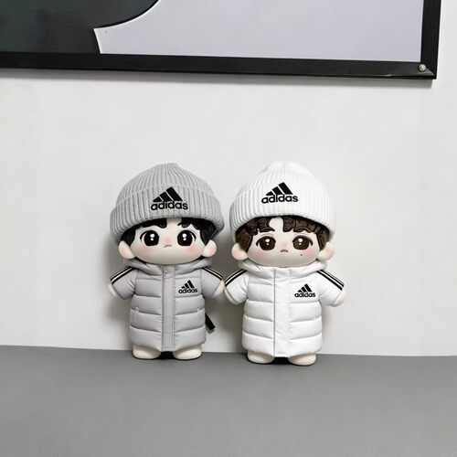 优衣库MLB同款钥匙扣潮玩娃衣礼品挂件娃衣BJD棉花娃娃挂件衣服礼