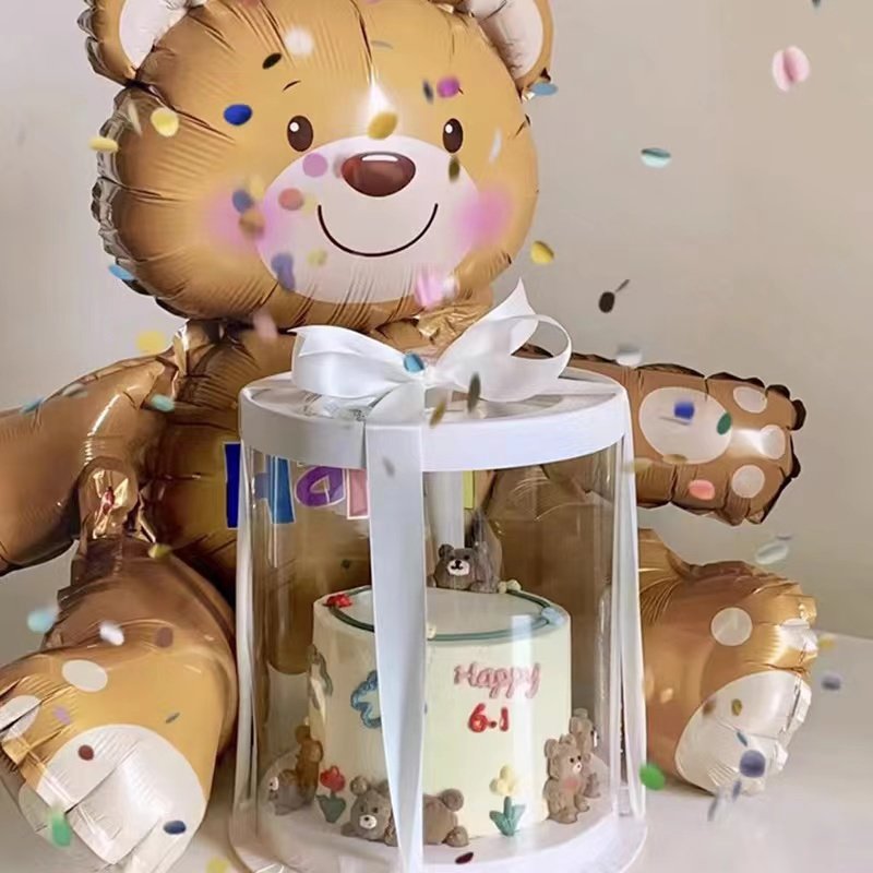 六一儿童节小红书同款蛋糕装饰摆件小熊铝膜气球生日派对烘焙用具,节庆用品/礼品,节日装扮用品,淘宝优惠券,粉丝福利购,淘宝优惠卷