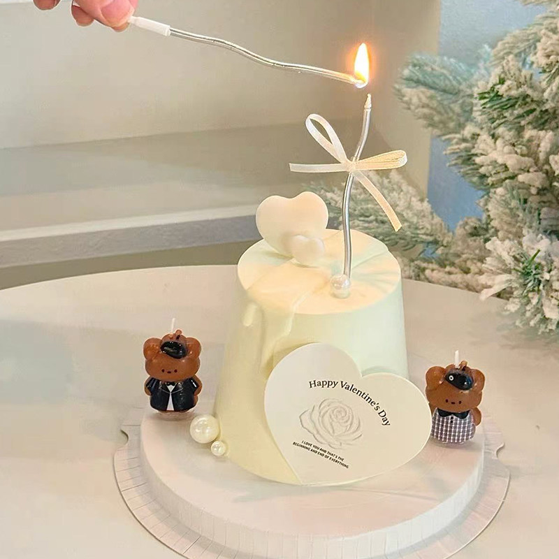 网红简约情人节玫瑰印花爱心卡片蛋糕装饰西装格子小熊蜡烛插件,节庆用品/礼品,蛋糕/烘焙装饰用品,淘宝优惠券,粉丝福利购,淘宝优惠卷