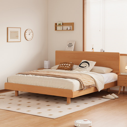 广东佛山纯实木榉木实木床