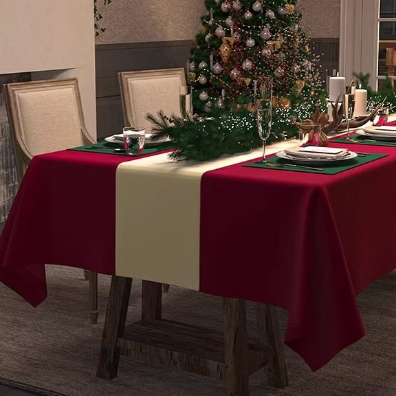 和庭圣诞节桌旗高端防水