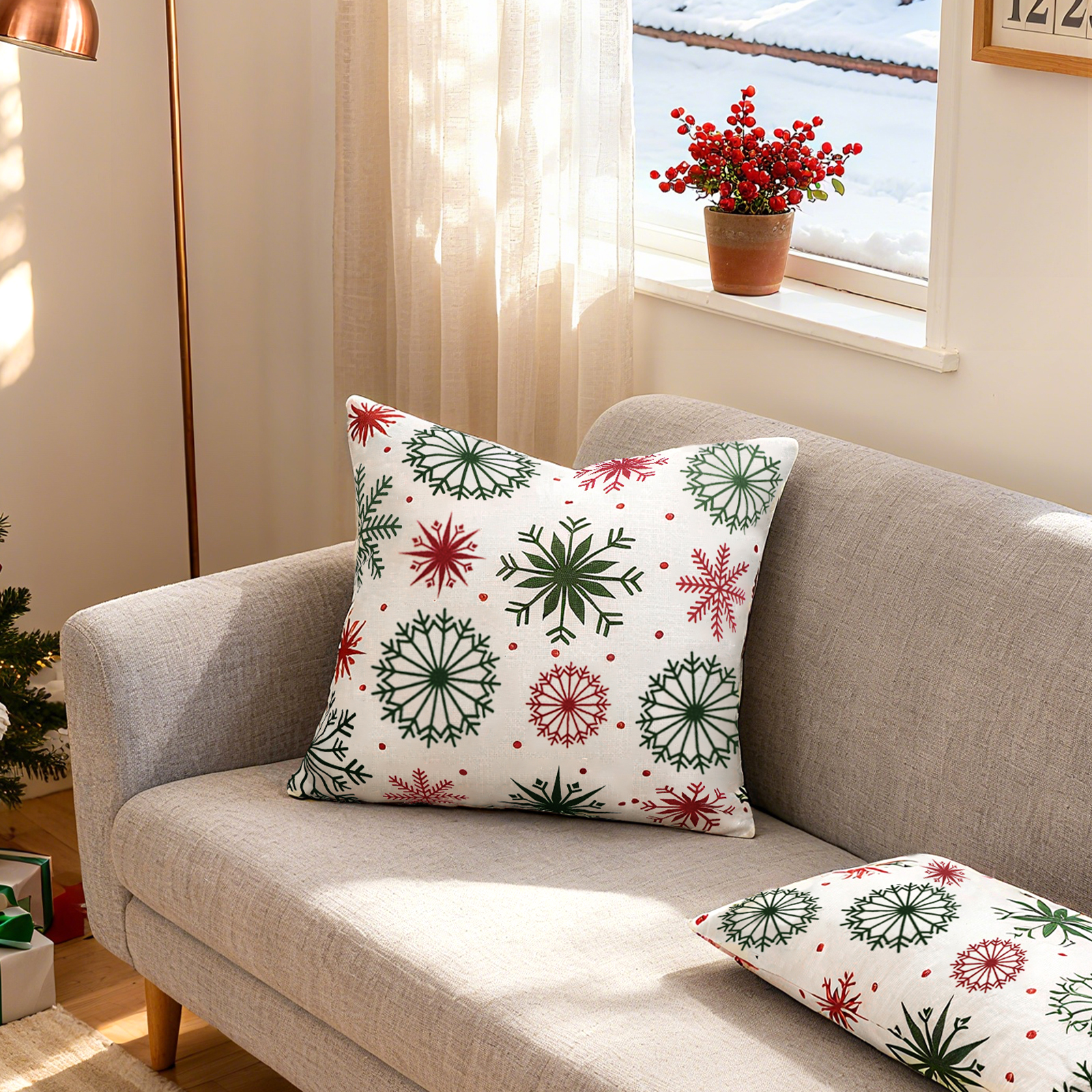 和庭美式圣诞沙发客厅抱枕
