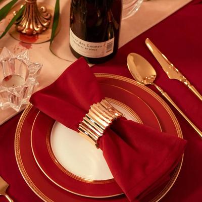 和庭高档口布花折花北欧欧式方巾