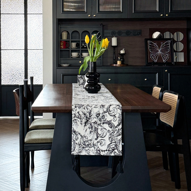 和庭桌旗美式轻奢高端