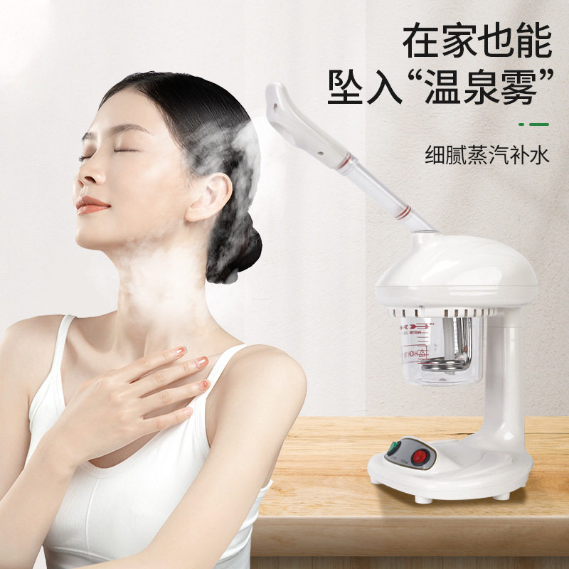 奔鹏热喷蒸脸仪台式喷雾补水仪滋润面部香薰蒸脸器家用美容仪批发