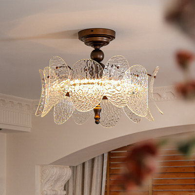 帝赞卧室吸顶灯法式覆古中古风高端设计师全光谱护眼房间主卧灯具