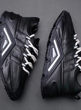 帕达索夏季男鞋2022新款老爹鞋潮百搭运动休闲鞋透气小白鞋211037