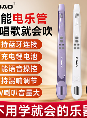 DBAO智乐管电乐管蓝牙款可当音箱会哼歌就会吹电子吹管卡祖笛乐器