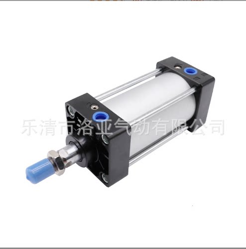 亚德客型SC标准气缸63铝合金80加磁40可调行程气缸100*50气动薄型
