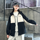 冲锋衣 洋气大童初高中生冬季 女童夹棉加厚风衣外套秋冬款 2025新款