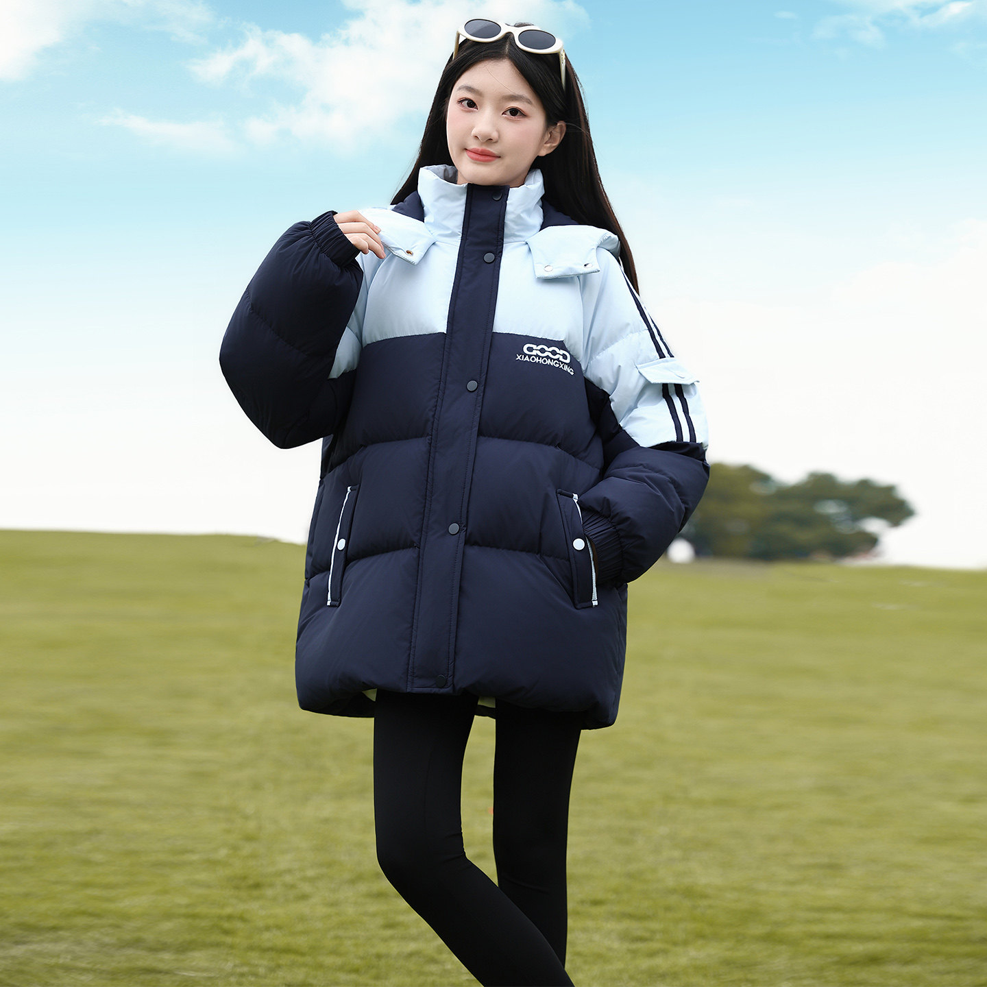 女大童棉服外套2025新款儿童洋气