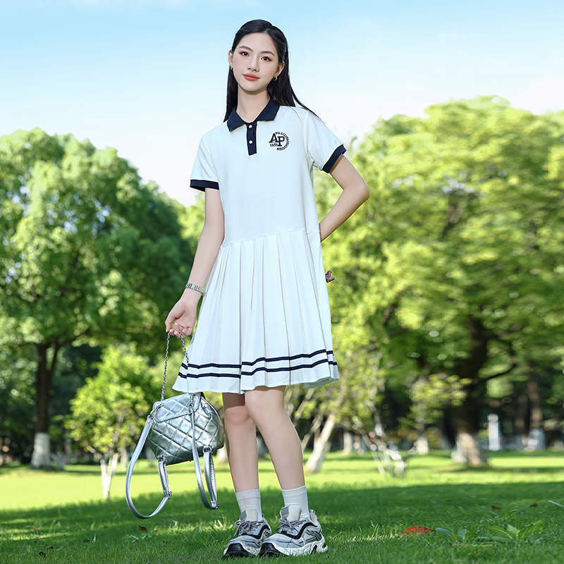 女童夏季连衣裙新款学院风裙子