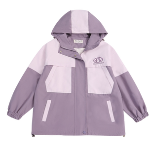 女大童外套春秋款2025新款儿童洋气初中学生上衣女童装秋季冲锋衣