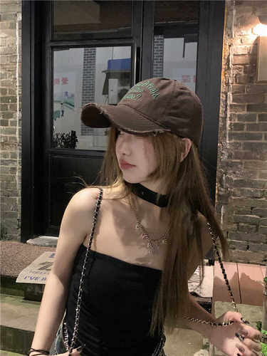 棒球帽街头休闲女四季字母