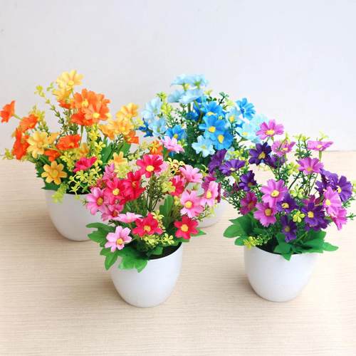 仿真花假花塑料花艺套装饰品