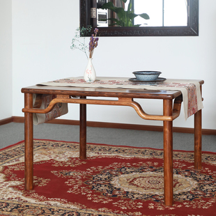 齐家守艺人伯利兹黄檀八仙桌明清古典家用红木方桌榫卯结构