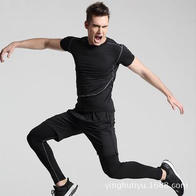 Men's Running Clothes Tight Training Clothes Set