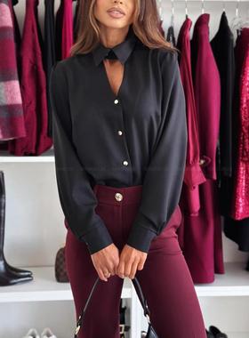 Girlfriend single long sleeved shirt for women