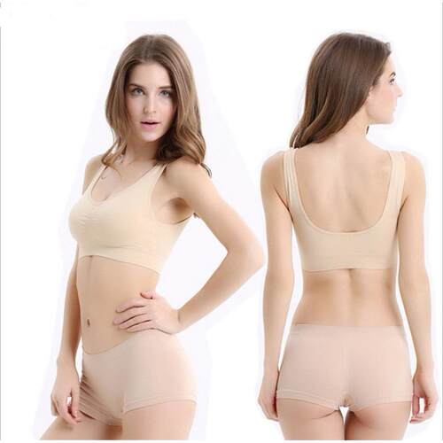 Sports bra without steel ring bra set, thin and breathable