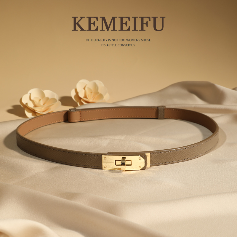 H家HELLY凯莉真皮细腰带