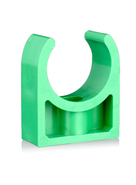 绿色U型PPR管卡20墙卡子25管夹固定32自来水管塑料水管接头配件