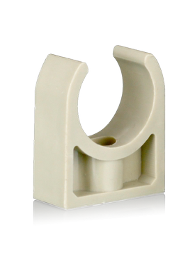 灰色1.5高U型PPR管卡20墙卡子管夹固定自来水管塑料水管接头配件