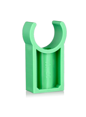 绿色高脚U型PPR管卡20墙卡子25管夹固定自来水管塑料水管接头配件