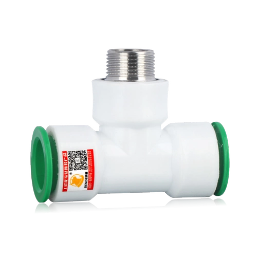 Горячий быстрый быстрый провод PPR Три -точка, 4 минута, 6 минут, 1 -дюймовый охлаждение водяного охлаждения и трубы горячей воды, аксессуары для трубопроводов с трубопроводом