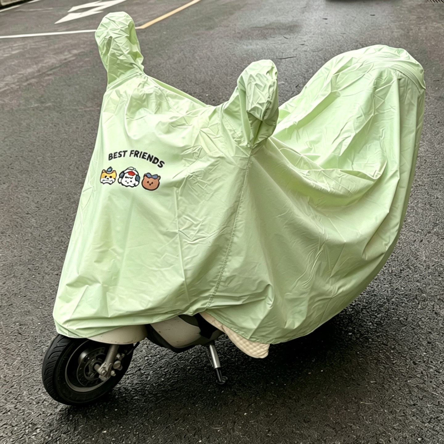 电动车防晒雨罩风瓶自行尘