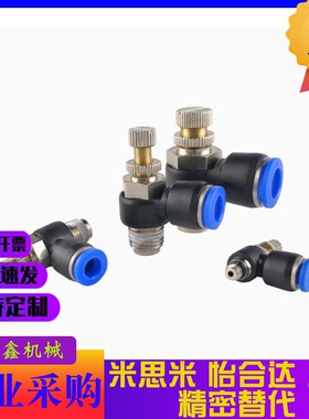 SPSNL SPSNN4/6/8/10/12-M5/1/2/3/4 标准型 流速调节阀