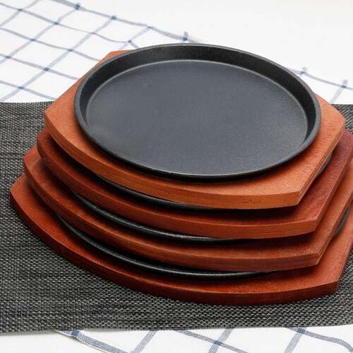 Western food teppanyaki iron plate, Western plate, steak