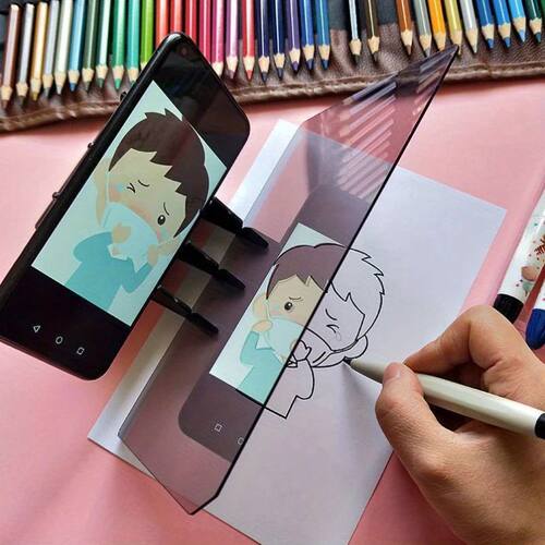 Optical Clear Image Drawing Board, Portable Projector Painti