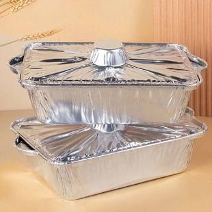 3 Pcs Tinfoil Pots Disposable Food Containers Foil Pot