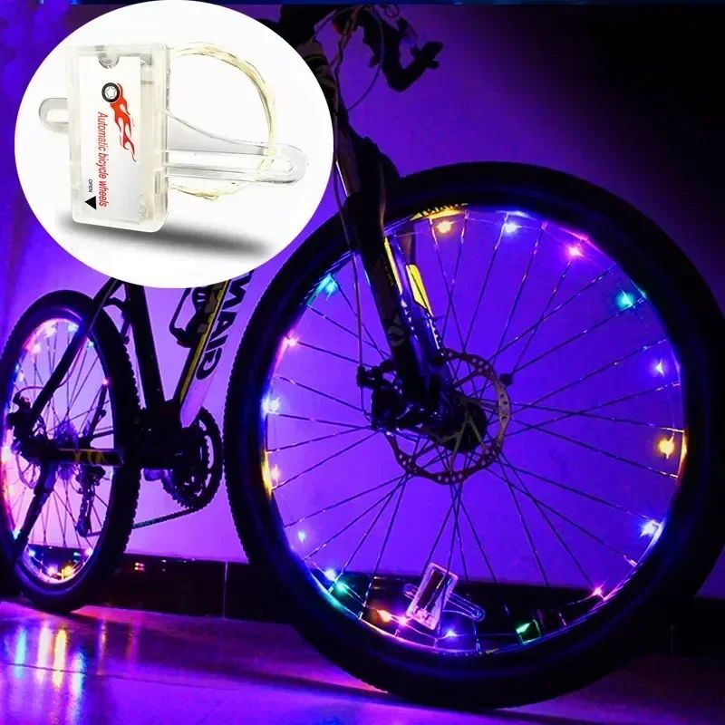 Tire Lights Bicycle Hot Wheel Lights Mountain Bike Frame Dec图片