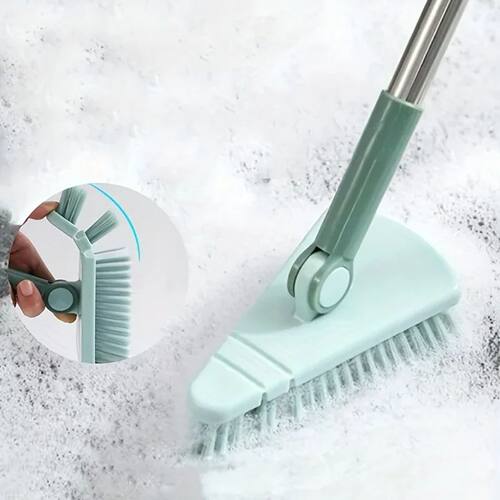 Triangle Floor Brush for Cleaning Bathtub and Floor Gaps, Lo