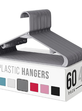 Plastic Adult Clothes Coat Hangers Drying Rack Hanger Holder