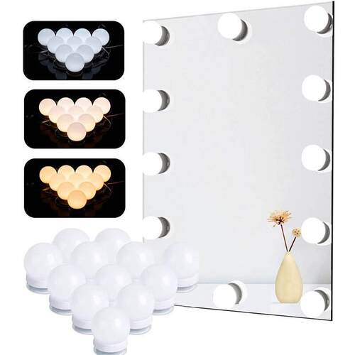 Makeup Mirror LED Light Bulbs Vanity Lights USB 12V Bathroom