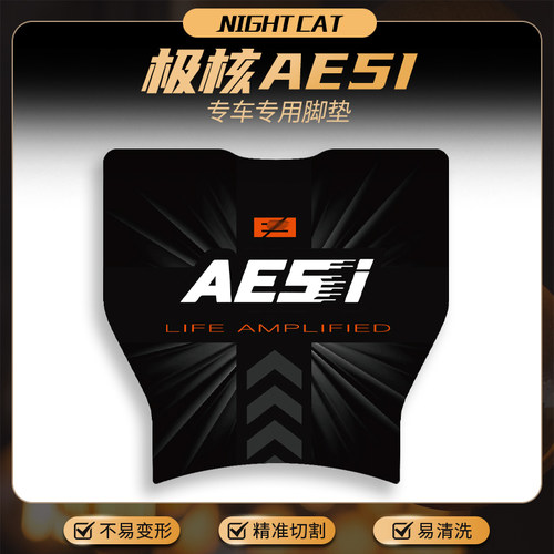 适用于春风极核AE5I脚垫卡通个性电动车专用脚踩防蹭脚踏垫改装件