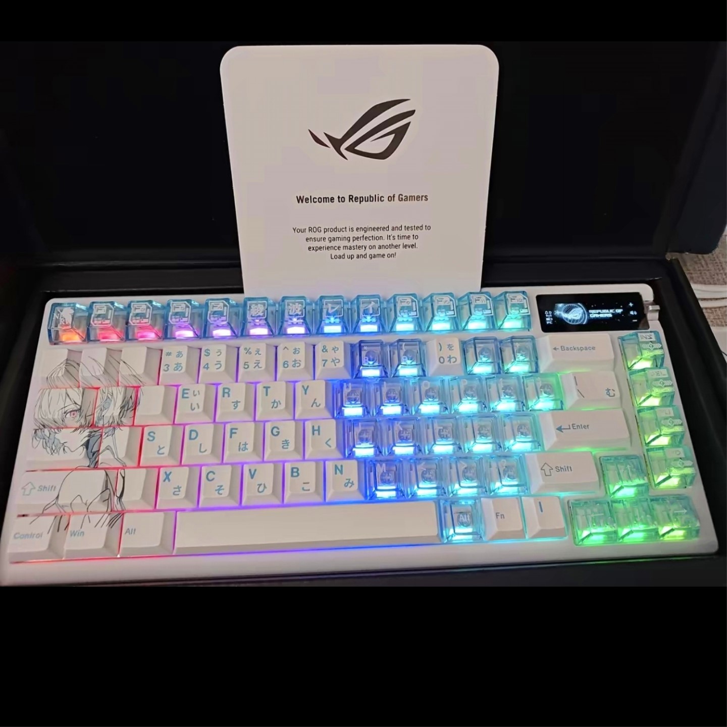 凌波丽键帽支持ace68hero68夜魔										