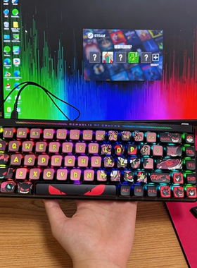 耿鬼键帽pbt支持wooting魔导士ace68made68rs7夜魔atk68ev63hi75c