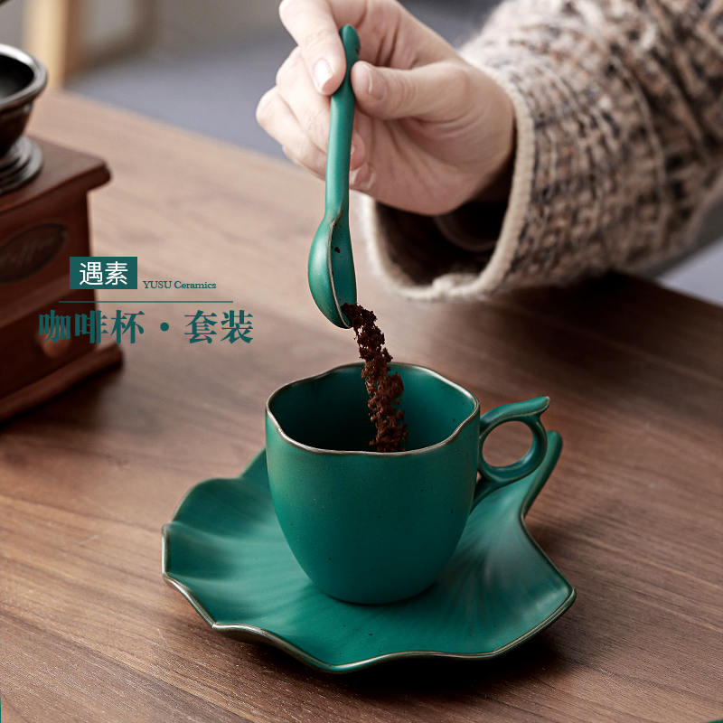 活动中陶瓷咖啡杯碟小欧式小奢华